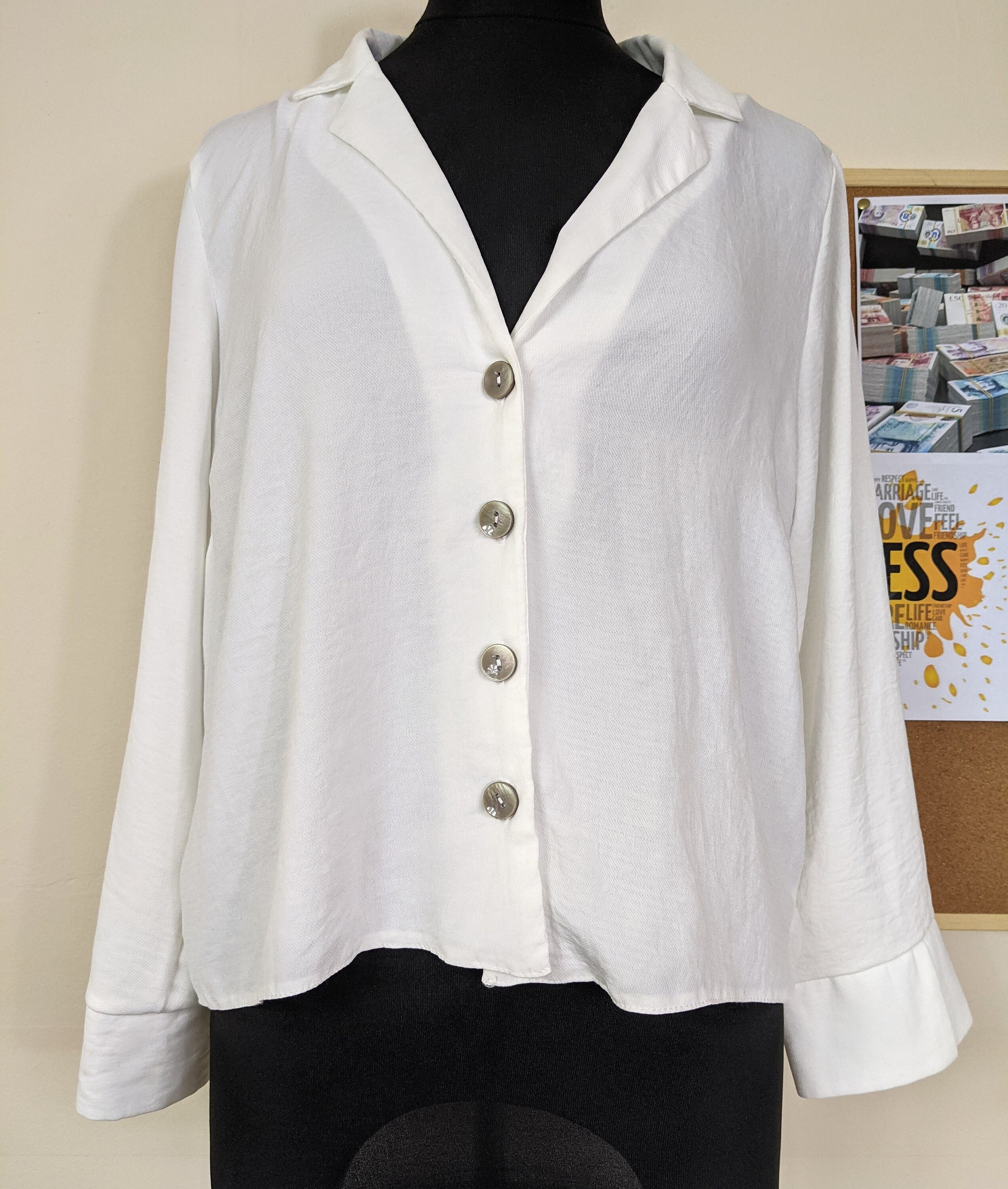 Lovely Ladies White Summer Jacket Size 16 by New Look Etsy UK