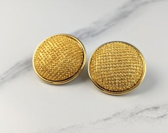 Lovely Classic Vintage Jewellery Gold-tone Clip-on Earrings