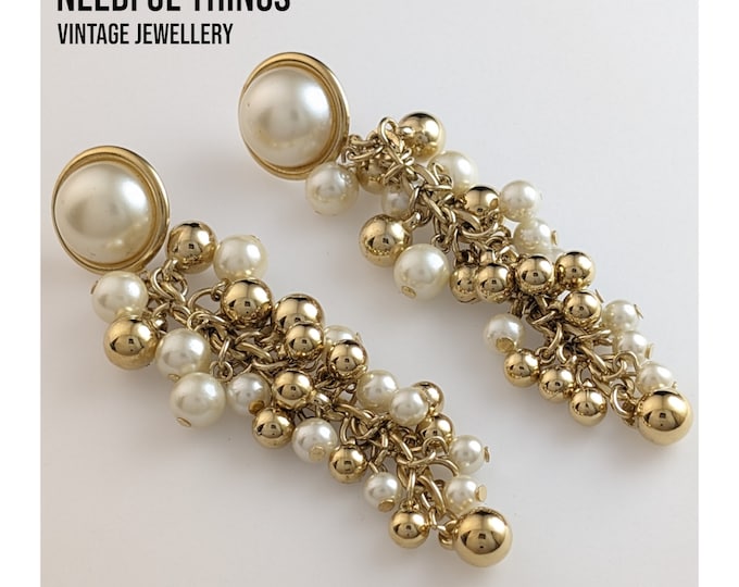 Magnificent Vintage Jewellery Dangle Earrings: A Symphony of Elegance