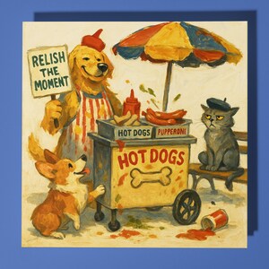 Tarjeta de feliz cumpleaños con perros y gatos - Animal divertido - Sobre premium para tarjetas de felicitación - Tarjeta divertida personalizada con gato, perro, hermana, hija, amigo, papá