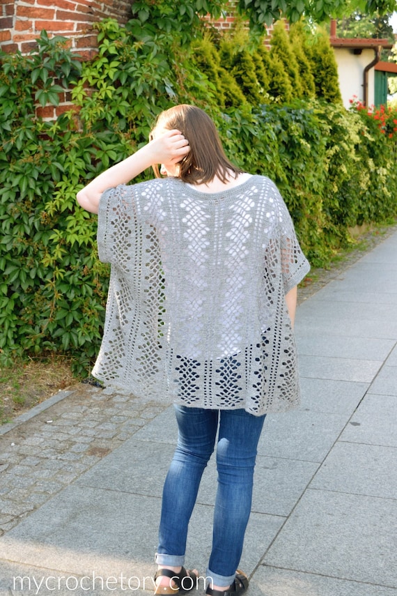 Nusa Lightweight Crochet Cardigan Instant Download PDF Pattern