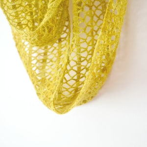 Crochet Sunny Lace Cowl instant download PDF PATTERN wearable garment infinity scarf crochet cowl US terms image 8