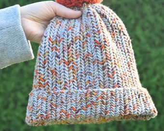 Siri Herringbone Crochet Stitch Hat PDF padrão para impressão, padrão de chapéu de crochê, download instantâneo, gorro de crochê adulto para outono, termos dos EUA