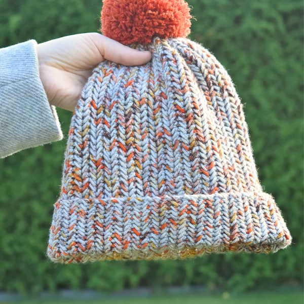 Siri Herringbone Crochet Stitch Hat PDF pattern printable, crochet hat pattern, instant download, adult crochet beanie for fall, US terms