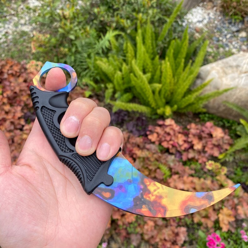 CSGO Karambits Replica Rare Skins Night Crimson  Case Etsy