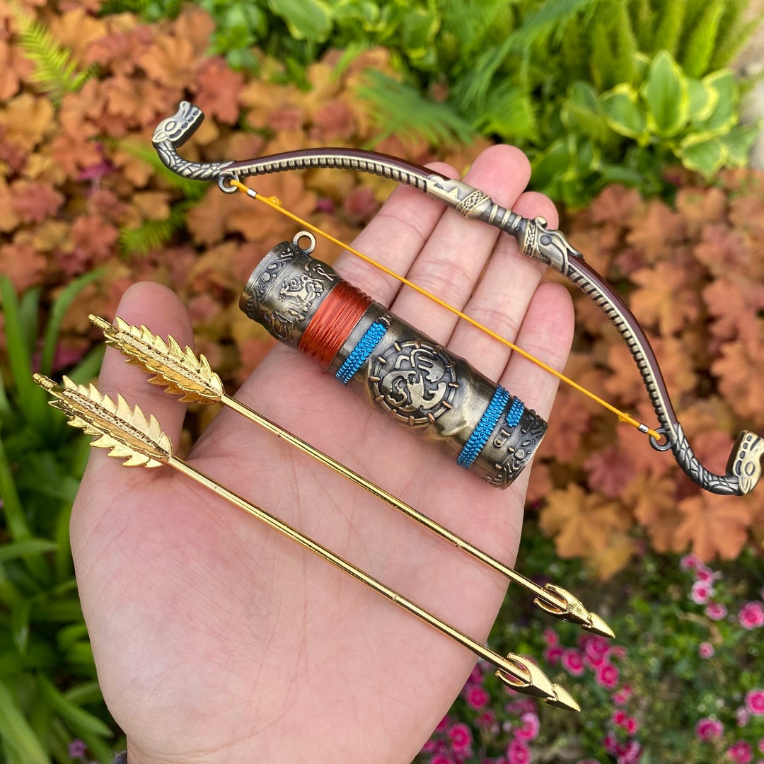 Atreus Bow Metal Aesir Loki Talon Bow Maximum Level GOW Norse Etsy