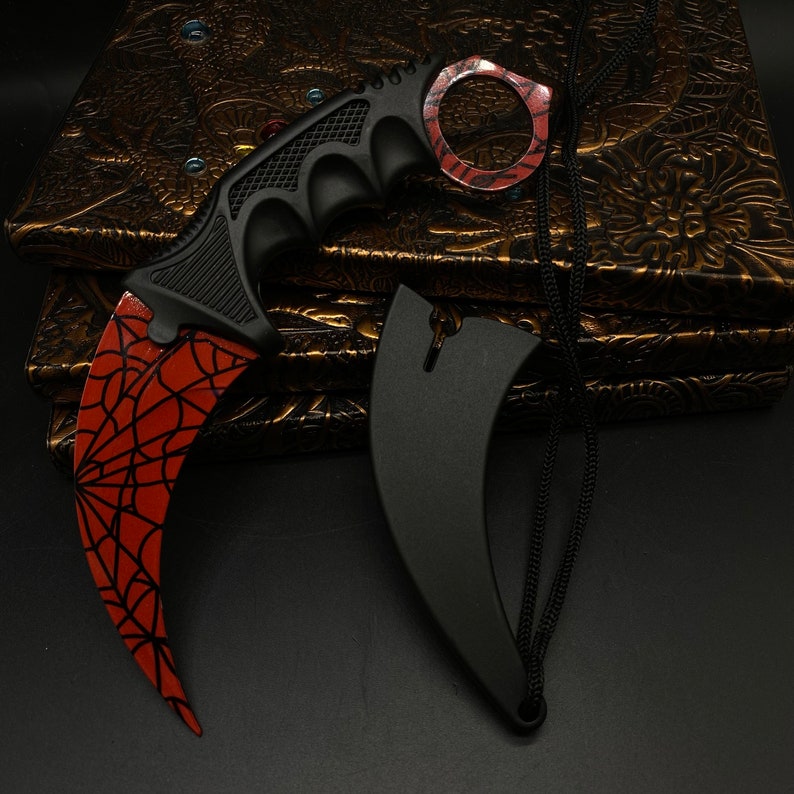 CSGO Karambits Replica Rare Skins Night Crimson  Case Etsy
