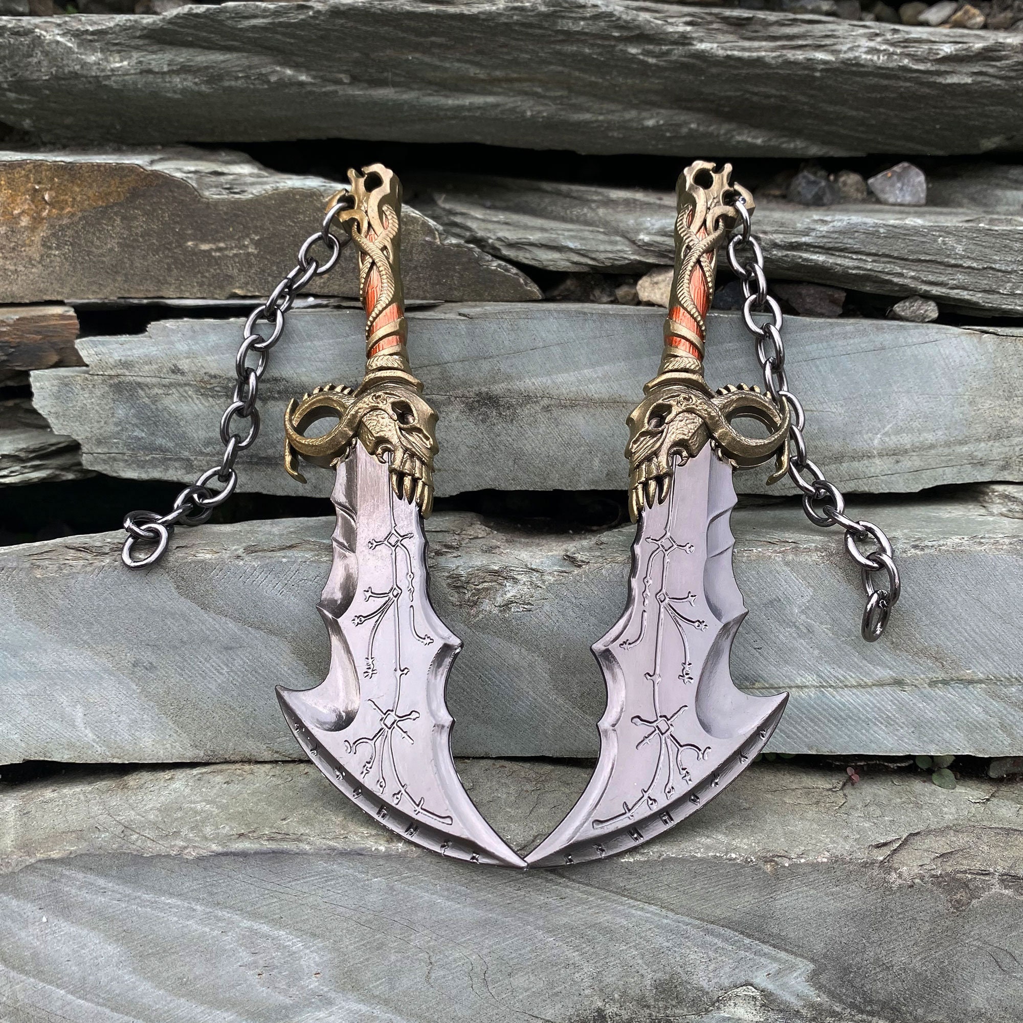Kratos Leviathan Axe Blades of Chaos Blade of Exile Metal Etsy Canada