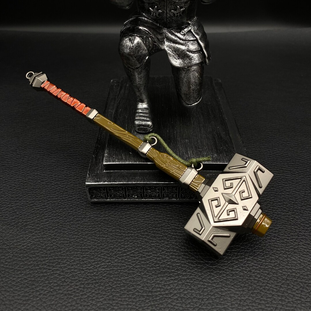 Zelda Iron Sledgehammer Miniature Link Iron Sledgehammer Smith Etsy