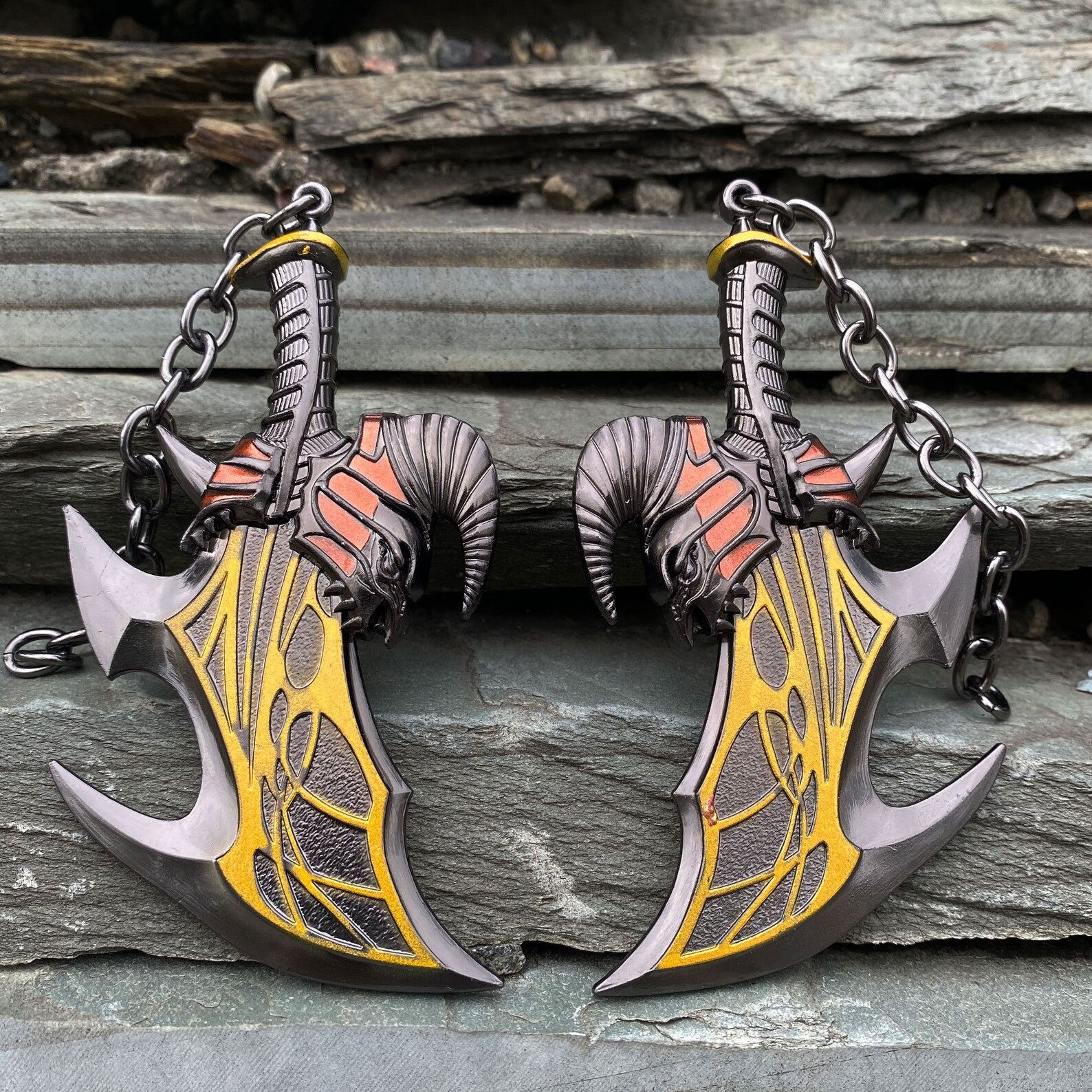 Kratos Leviathan Axe Blades of Chaos Blade of Exile Metal Etsy UK