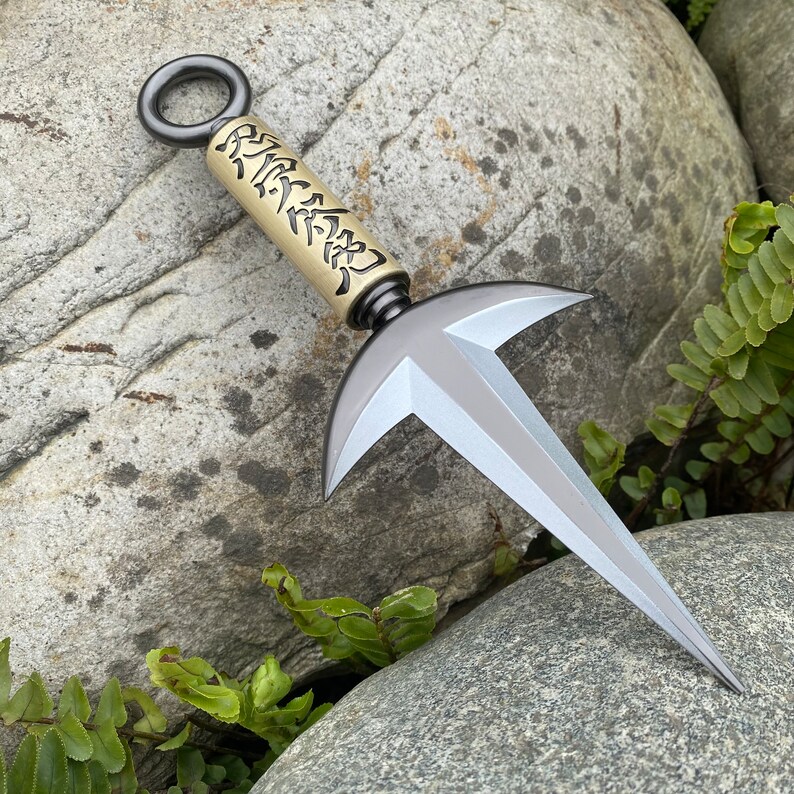 Ninja Kunai Ninjutsu Ninja Cosplay Prop Blunt Blade Weapon Etsy
