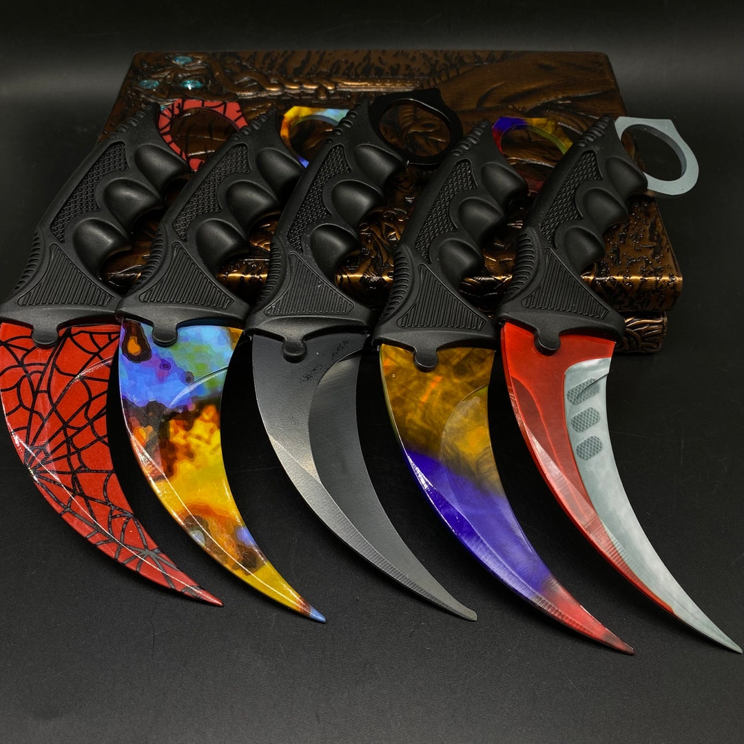 CSGO Karambits Replica Rare Skins Night Crimson  Case Etsy