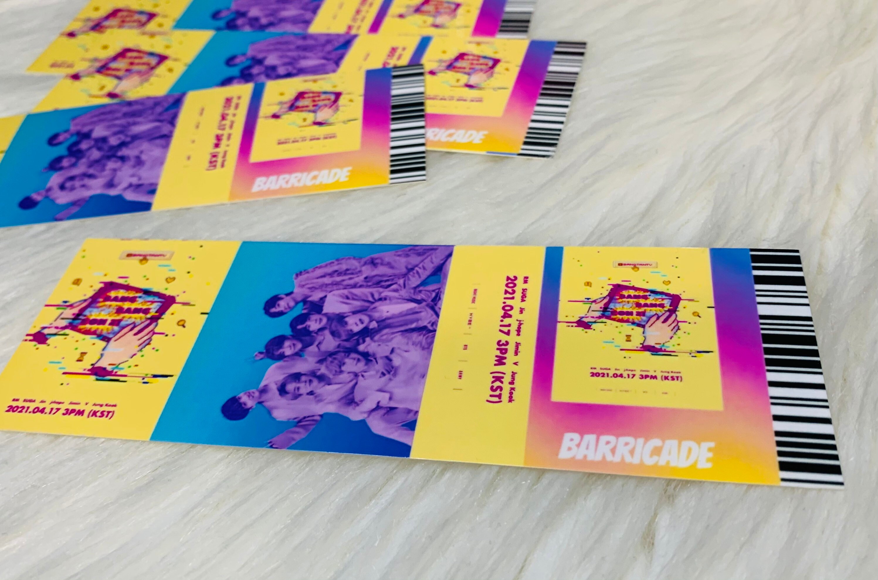 Boleto BANGBANGCON 21. Bts | Etsy