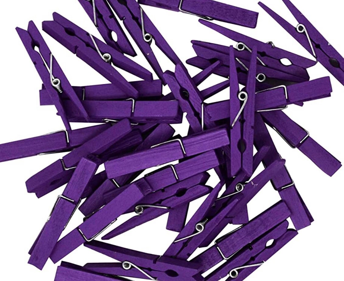 Cheer Competition Spirit Clothes Pins 50 Count Etsy