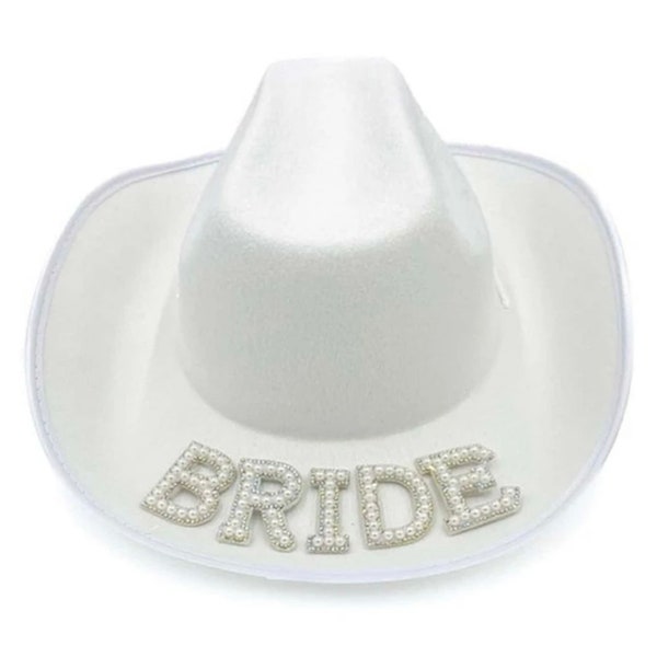 Bride Cowgirl Hat Western Cowboy Wedding Bachelorette Party