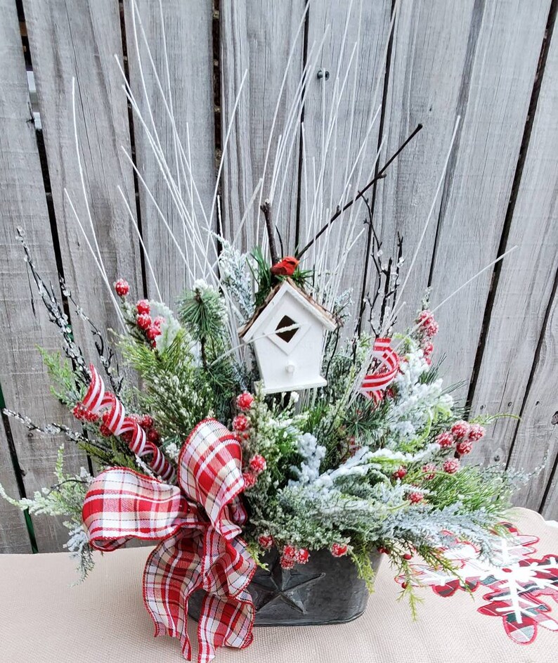 Xmas Table Top Bird