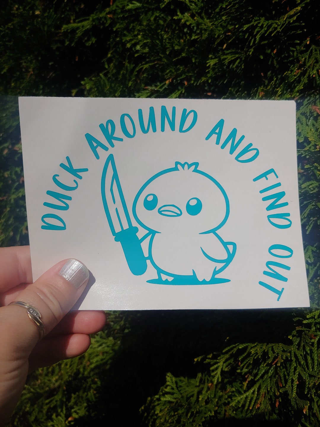 Addicted To Quack Duck Vinyl Decal - Die Cut Sticker For Cars, Laptops, Windows