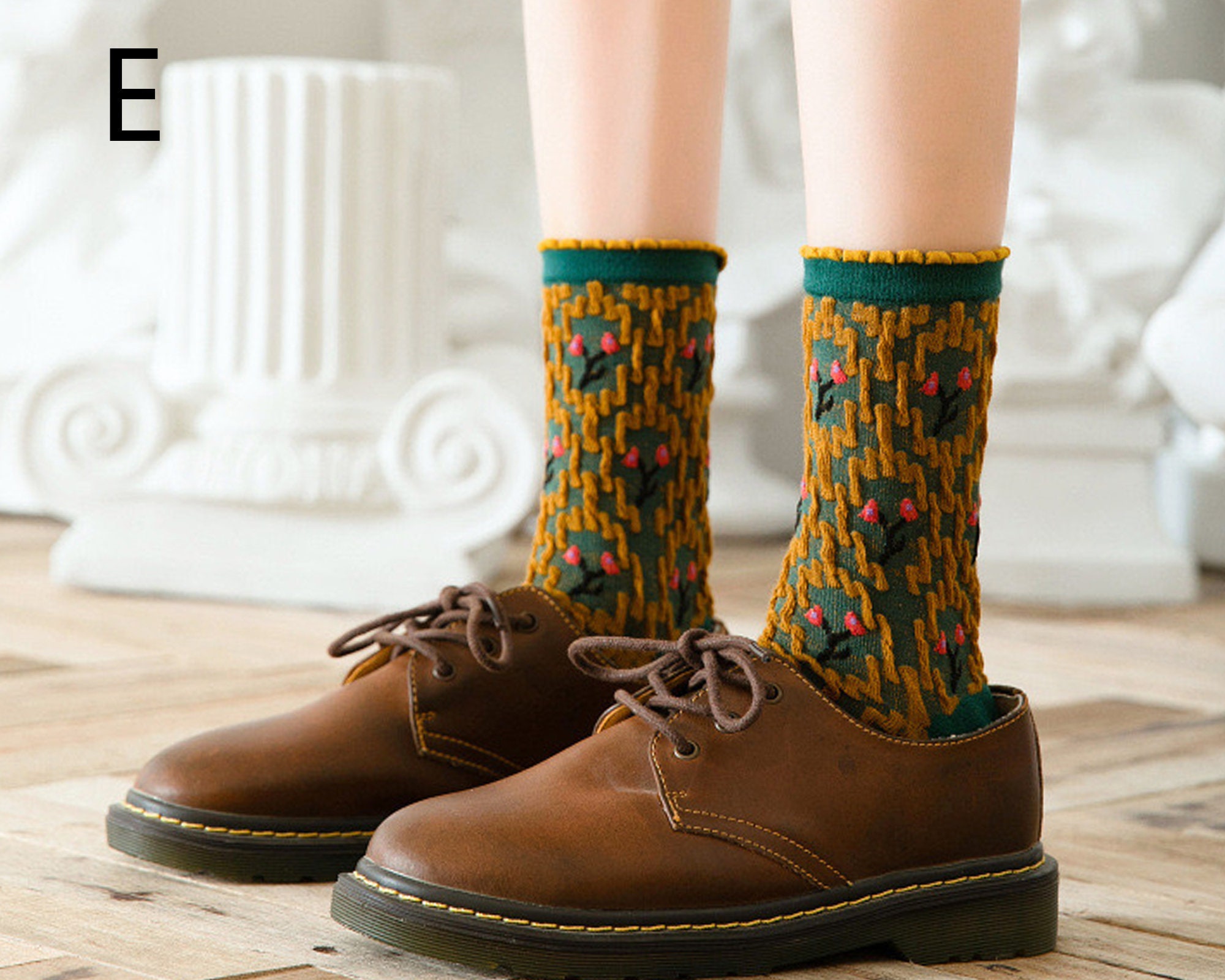 Pretzel Flower Socks Women Fashion Socks Women Hollow Socks Etsy