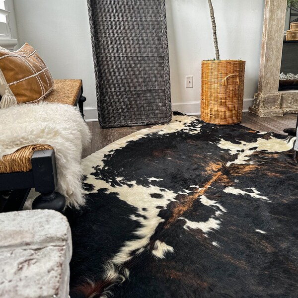 Cow Hide Rug Etsy