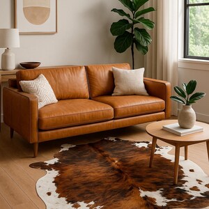 Hides Bazaar Brown Brindle Cowhide Rug - Genuine Cow Hide Area Rug image 6