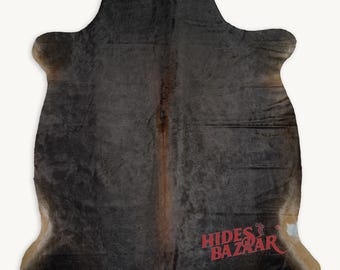 Exotic Cowhide Rug (Size 7'0'' x  6'5'') HBC47 EXACT HIDE SHOWN.