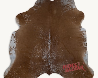Exotic Cowhide Rug (Size 6'5'' x  7'0'') HBC27 EXACT HIDE SHOWN.