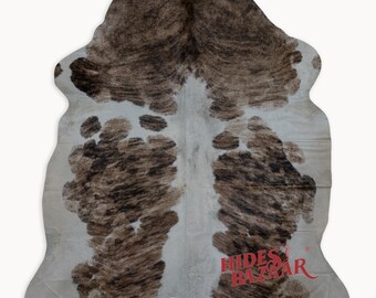 Exotic Cowhide Rug (Size 6'5'' x  6'0'') HBC24 EXACT HIDE SHOWN.