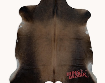 Exotic Cowhide Rug (Size 7'5'' x  6'5'') HBC35 EXACT HIDE SHOWN.