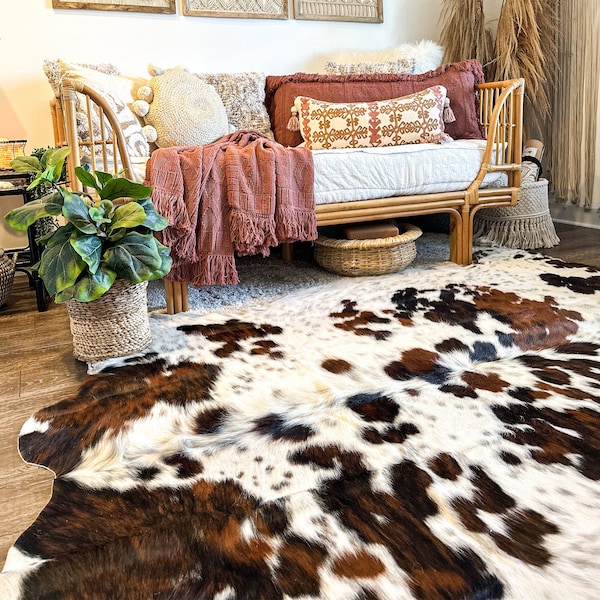 Cow Hide Rug Etsy