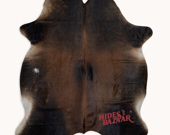 Exotic Cowhide Rug (Size 7'0'' x  6'0'') HBC32 EXACT HIDE SHOWN.