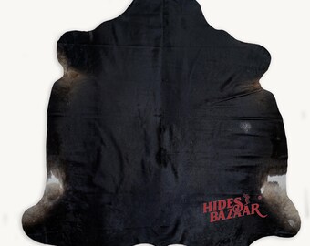 Exotic Cowhide Rug (Size 6'1'' x  7'0'') HBC25 EXACT HIDE SHOWN.
