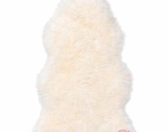 Sheepskin Natural White Single
