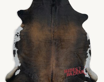 Exotic Cowhide Rug (Size 7'0'' x  7'0'') HBC41 EXACT HIDE SHOWN.