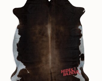 Exotic Cowhide Rug (Size 7'0'' x  6'0'') HBC39 EXACT HIDE SHOWN.