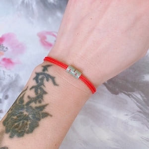 Green Jade Red String Bracelet: Waterproof Unisex Good Luck Charm