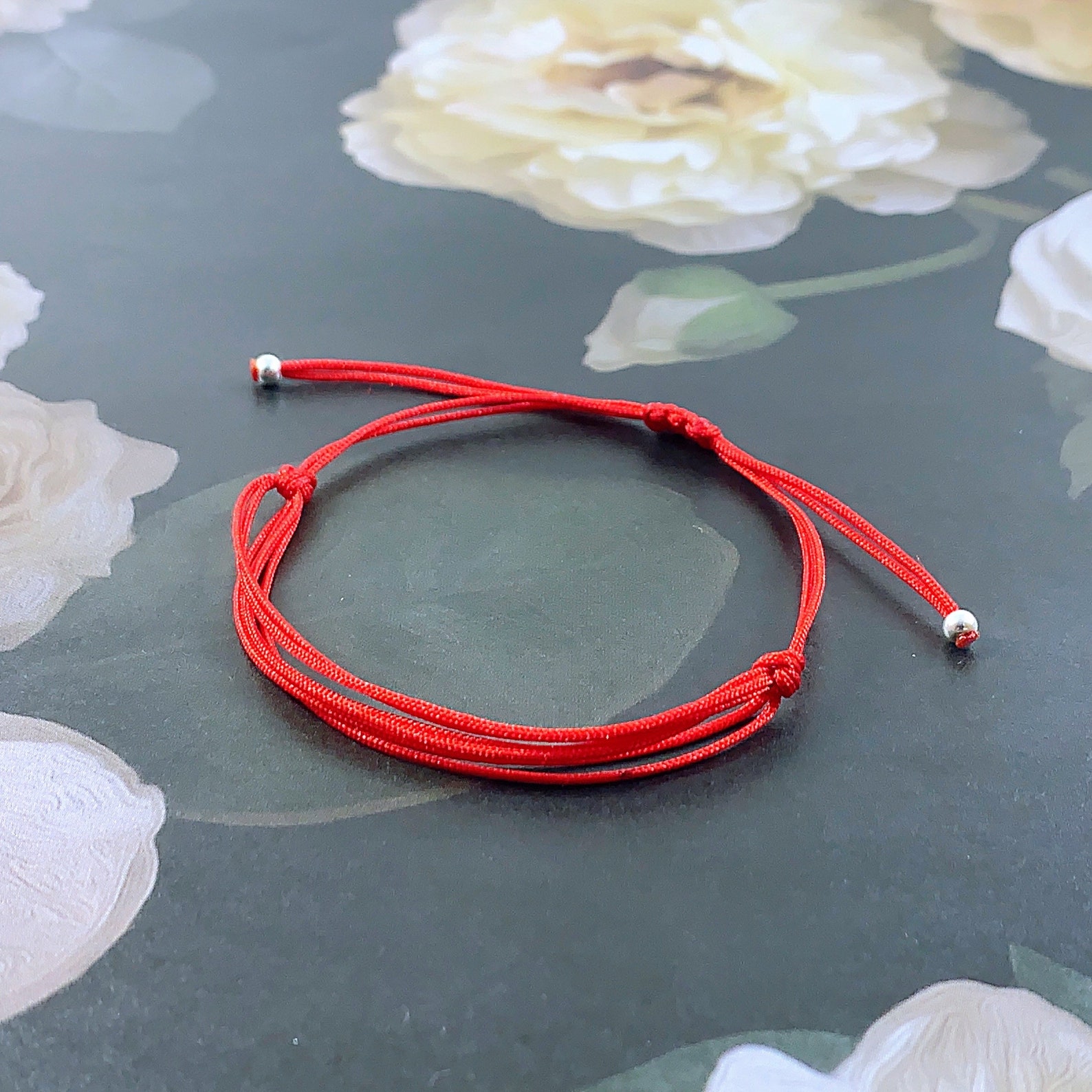 Red string bracelet Good luck Red cord bracelet Protection Etsy