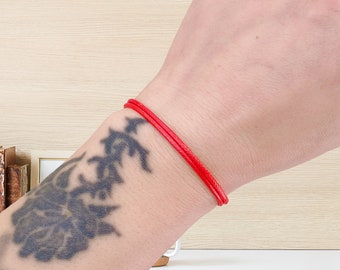 Red String Surfer Bracelet, Good Luck Beach Bracelet, Christmas Birthday Gifts For Family, Evil Eye Bracelet