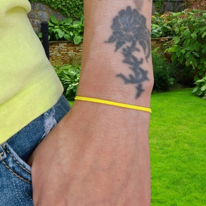 Waterproof Surfer Bracelet: Adjustable Waxed Cord String Bracelet