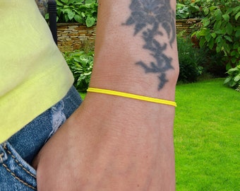 Waterdichte surferarmband: verstelbare veterarmband van gewaxt koord