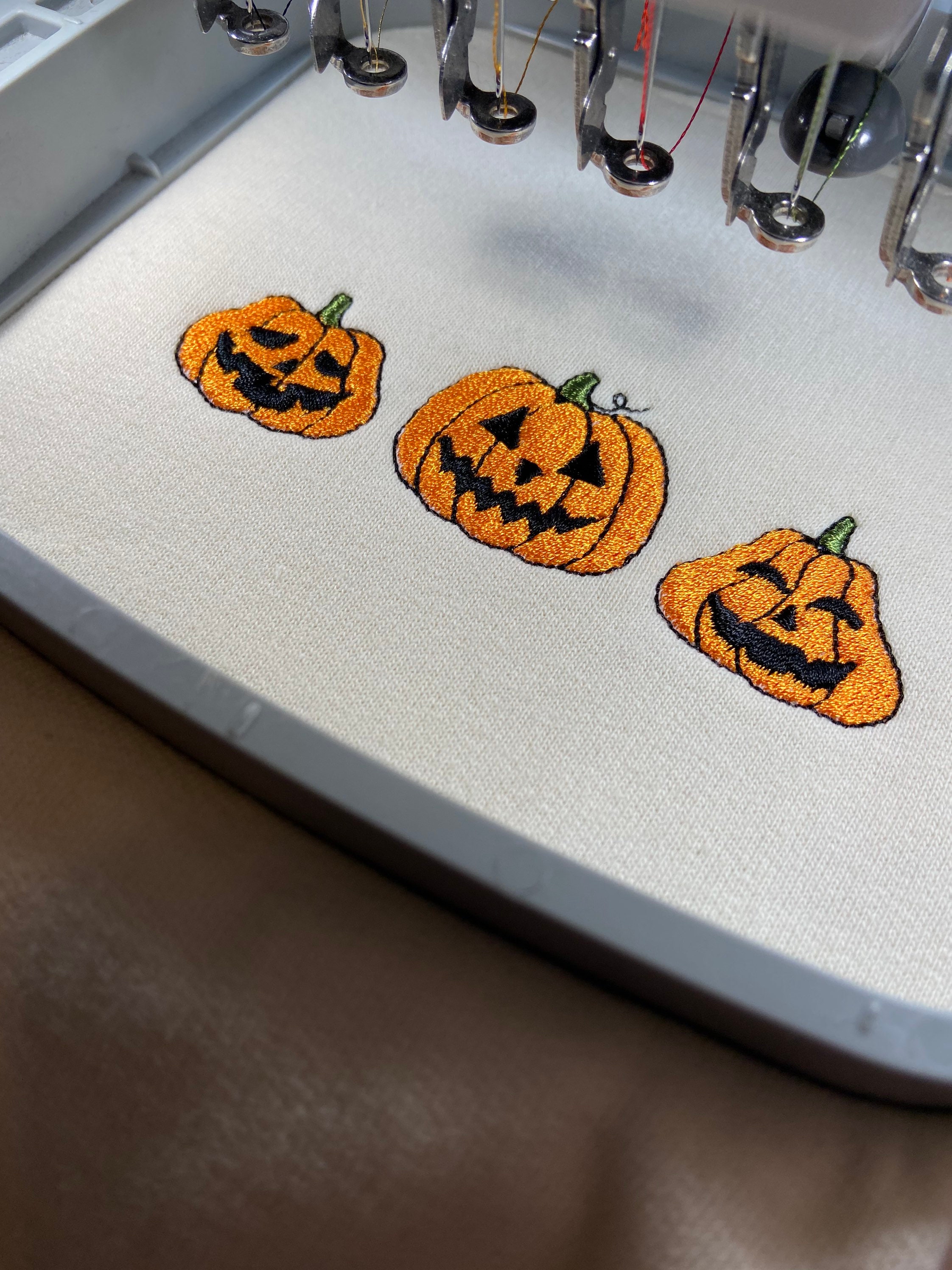 Discover Pumpkin Face Embroidered Sweatshirt, Halloween, Autumn Clothing, Embroidery, Fall Sweater, Eco Jumper, Unisex, Halloween Costume, Pumpkins