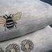 Embroidered Bee Sweatshirt, Autumn Clothing, Eco Jumper, Stocking Filler, Nature, Sweater, Sustainable Loungewear, Bumblebee, Christmas Gift 