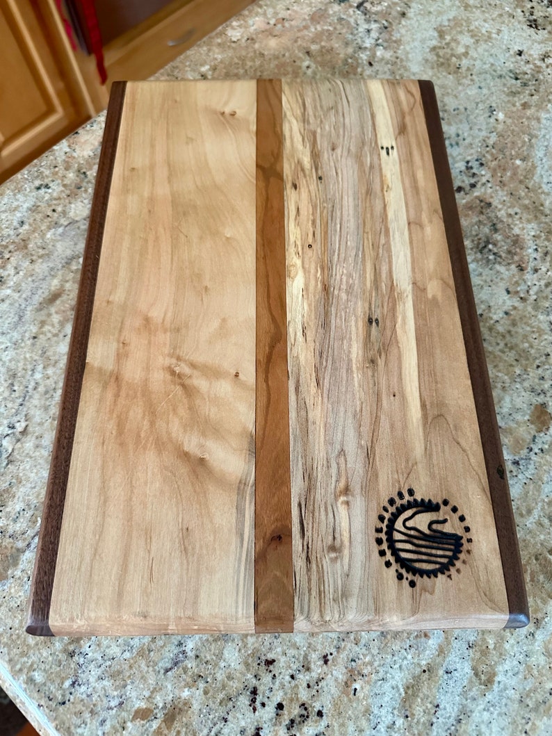 Reclaimed Three Wood Cutting Board Etsy
