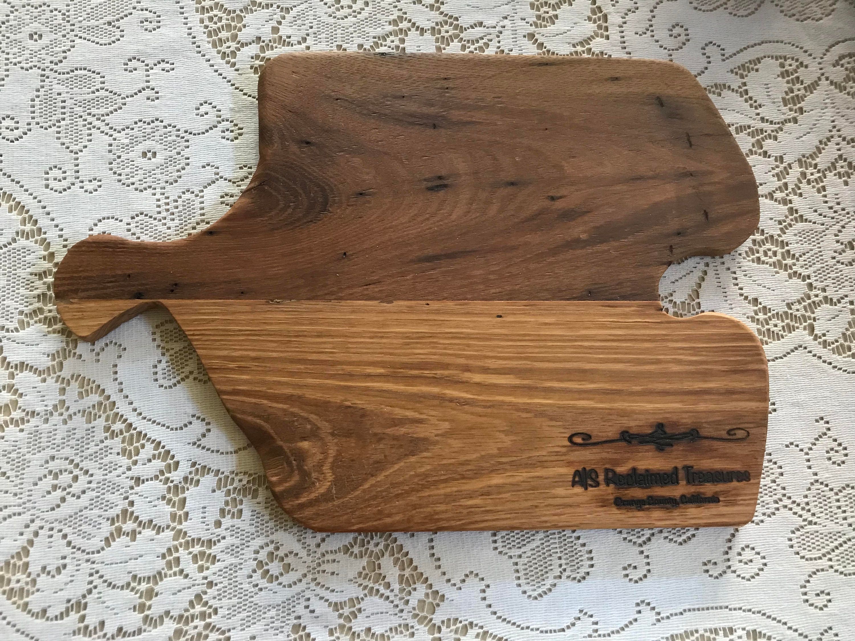 Rustic Reclaimed Wood Cutting Board/Cheese Board
