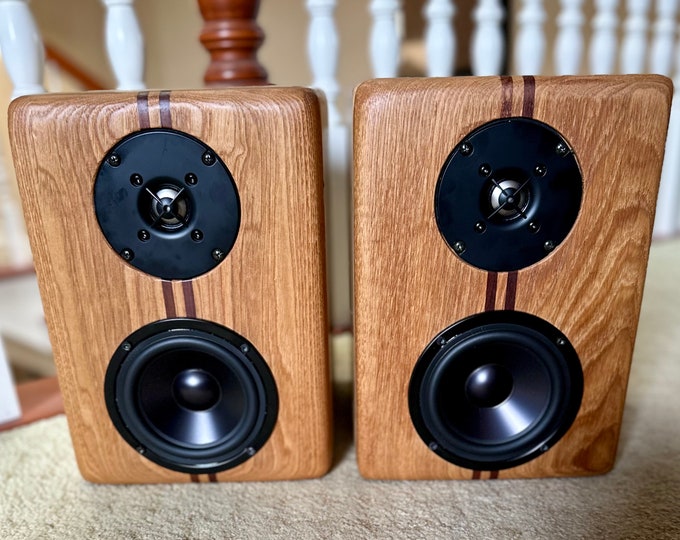 Handcrafted in the USA - Vintage Reclaimed Maple & Elm Speakers