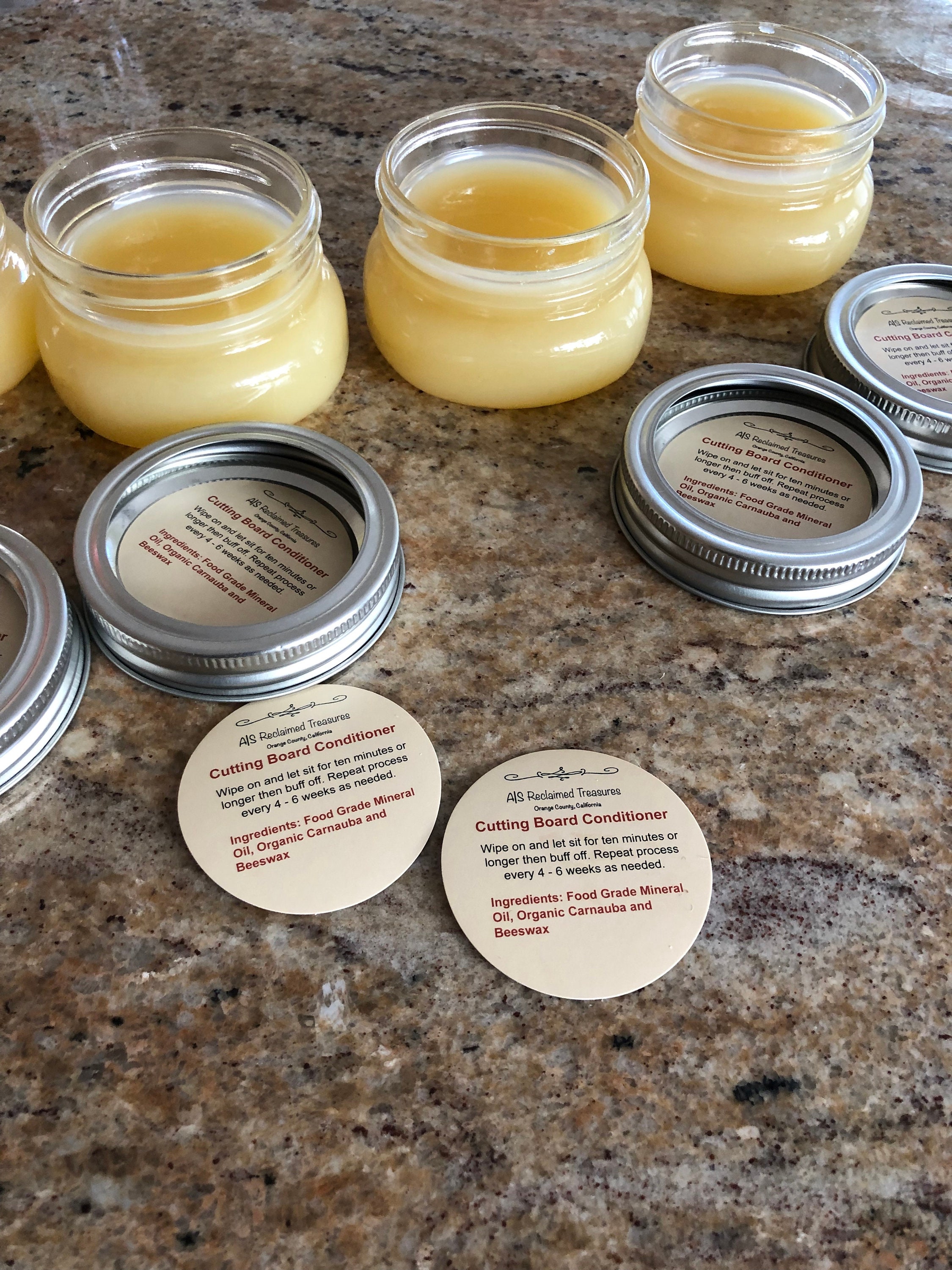 Beeswax Cutting Board Conditioner (2oz) – happyhivevt