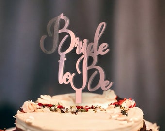 Cake Topper Bride To Be / Individueller Cake Topper / Tortenaufsatz