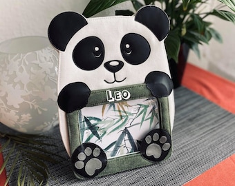 Personalisierte Fotorahmen Panda Bär / Baby Geschenk Personalisierter Rahmen / Kinderzimmer Dekor Rahmen / Kinder Geschenk / Geburtstag
