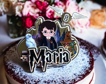 Harry 3D Cake Topper / Geburtstagsparty / Tortentopper Mit Licht / Tortendeko