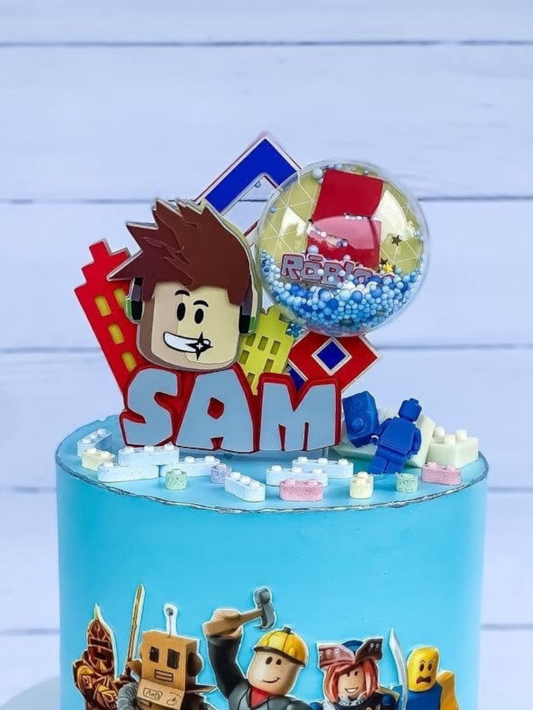 13-teiliges Roblox Cake Topper Set - Geburtstagsdekoration Für Kuchen & Cupcakes