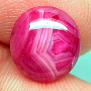 Rubi Estrela Fantasia 13 x 12 mm Cabochão de Rubi Solto - 7,56 Ct